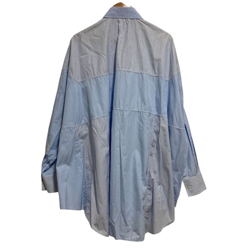 Loewe Patchwork Oversized Stripe Long Sleeve Shir… - image 4